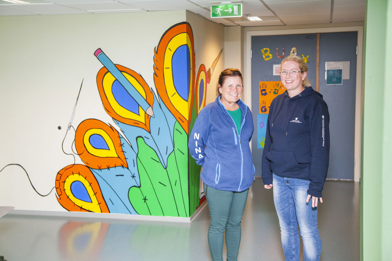 BIlde av miljøteamet på skulen